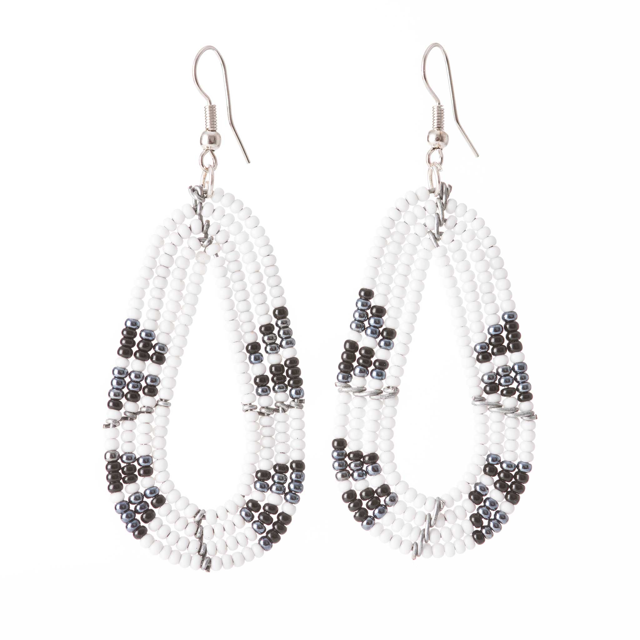 Oval Tear Drop Earrings